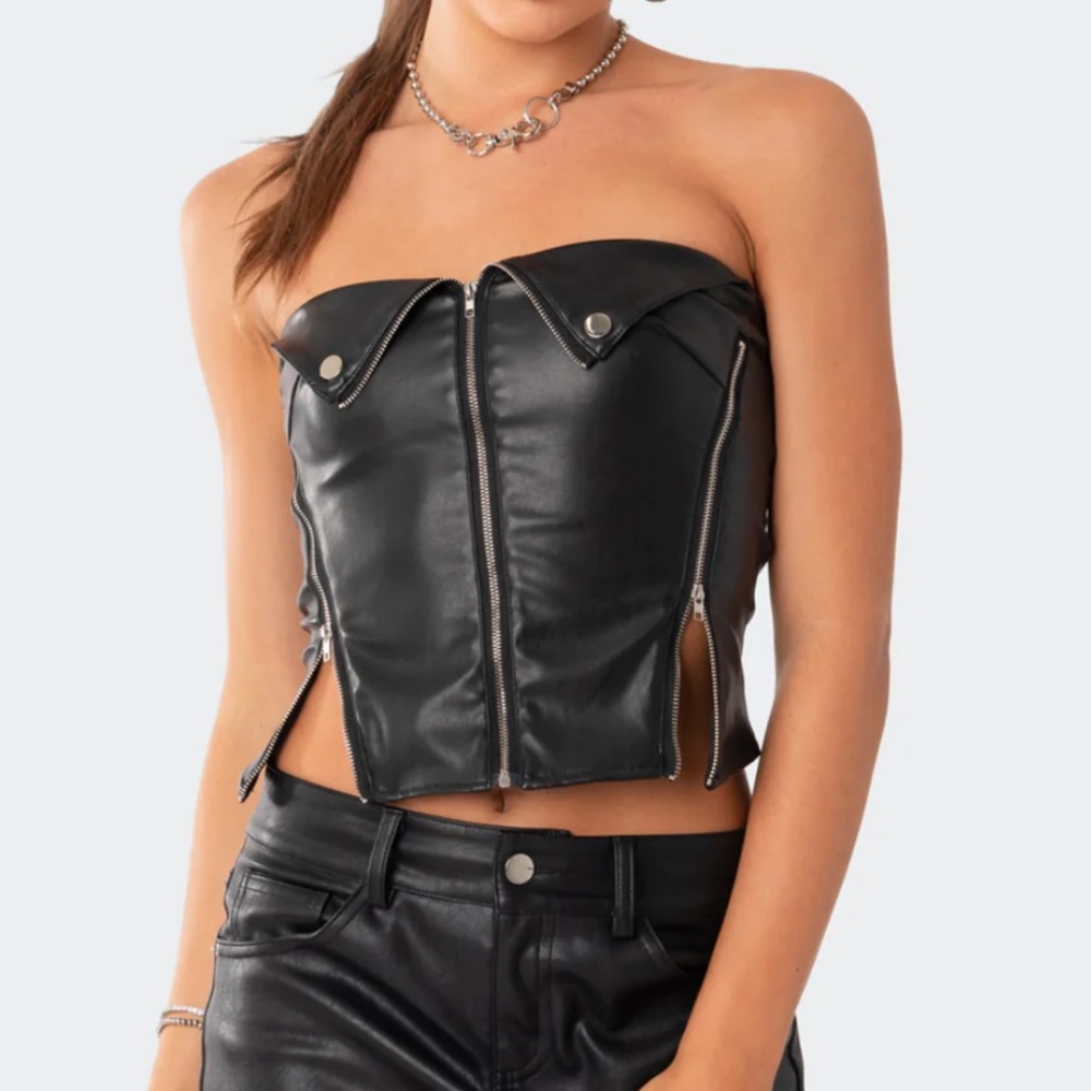 Edikted Leather Corset
